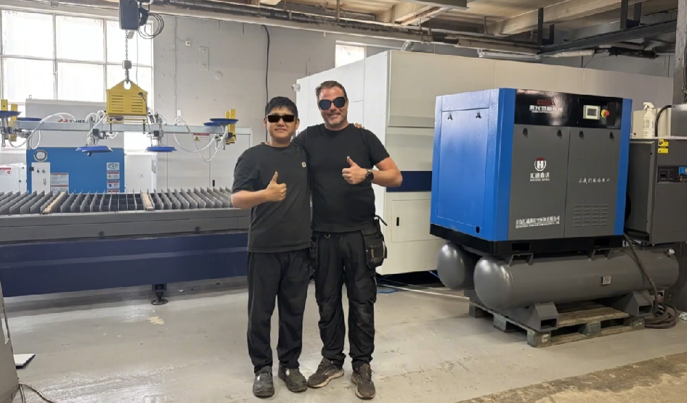 Müşteri Sahasında Çekim | 12000W Tam Kapalı Lazer Kesim Makinesi