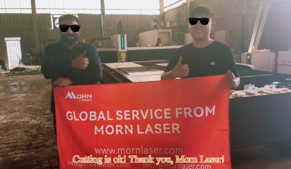 Müşteri Sahasında Çekim | Morn Laser 12000W Metal Lazer Kesim Makinesi