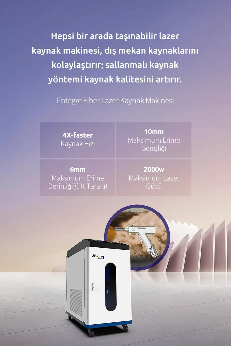 Entegre Fiber Lazer Kaynak Makinesi