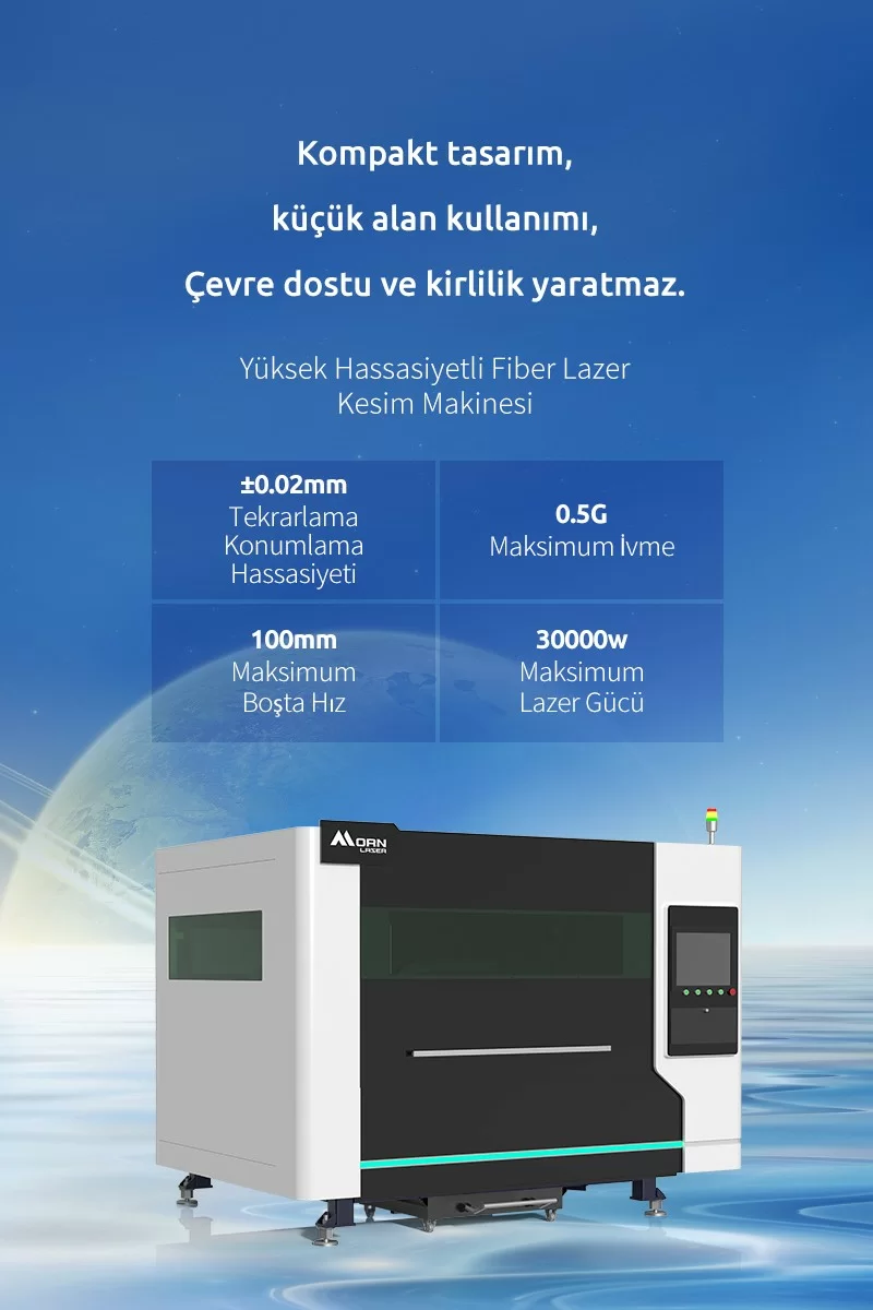 Yüksek Hassasiyetli Fiber Lazer Kesim Makinesi